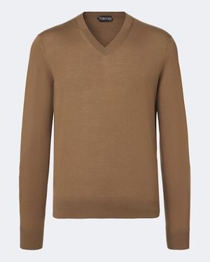 Tom Ford Wool Sweater - Brown