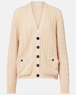 Blazé Milano Cardigan Trenzado Ket De Algodon - Neutro