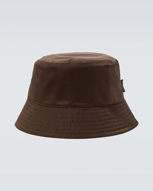 Saint Laurent Logo Bucket Hat - Brown