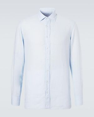 Lardini Linen Shirt - Blue