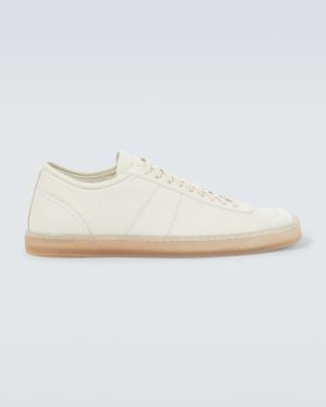 Lemaire Sneakers Linoleum Aus Leder - Weiß