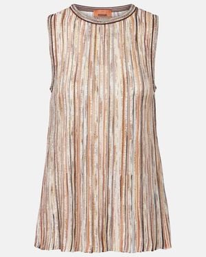 Missoni Sequined Lame Top - Brown