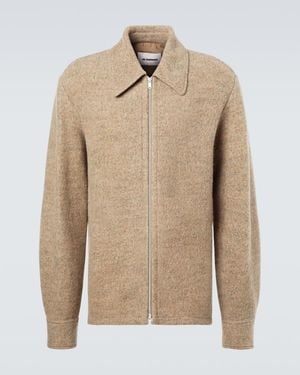 Jil Sander Wool-Blend Blouson - Natural