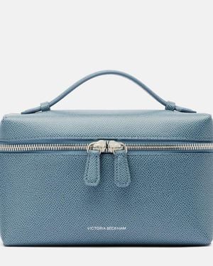 Victoria Beckham Vanity Leather Vanity Bag - Blue