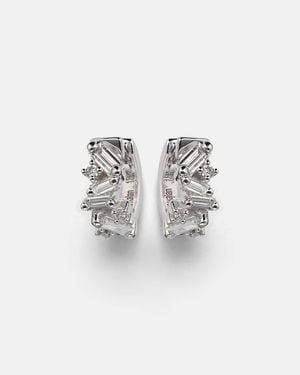Suzanne Kalan Ohrringe Frenzy Aus 18Kt Weissgold Mit Diamanten - Weiß