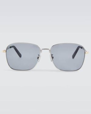 Dior Cd Diamond S4u Convertible Aviator Sunglasses - Blue