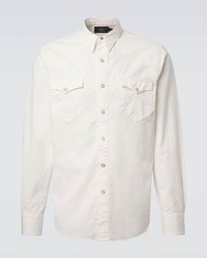RRL Jeanshemd Buffalo West - Weiß