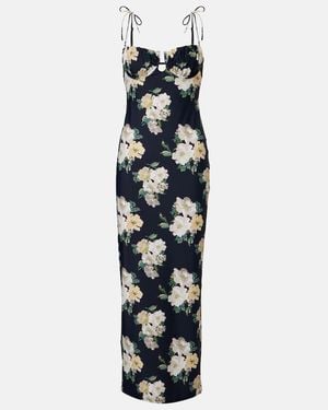 Montce Liz Floral Beach Dress - Blue