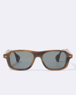 Sestini Eyewear Eckige Sonnenbrille Ventitre - Grau