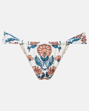 Montce Sandra Floral Bikini Bottoms - White