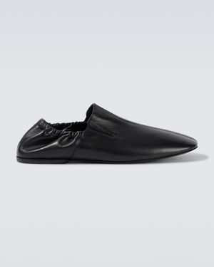 Dries Van Noten Leather Loafers - Black