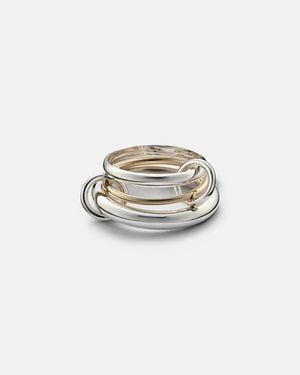 Spinelli Kilcollin Amaryllis Sterling And 18Kt Ring - White