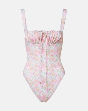 Bananhot Gia Floral Swimsuit - Pink