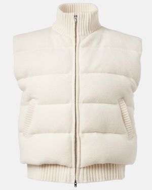 JOSEPH Puffer Vest - Natural