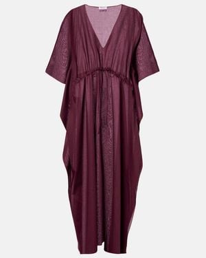Eres Voilier Cotton Kaftan - Purple