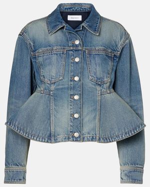 McQueen Jeansjacke - Blau