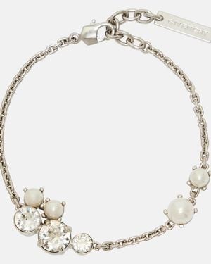 Givenchy Pulsera Adornada Con Cristales - Metálico