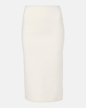 The Row Hodette Pencil Skirt - White