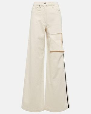 Peter Do High-Rise Wide-Leg Jeans - Natur