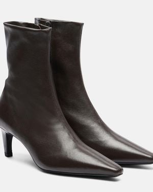 Jude Botines Cave De Piel - Negro