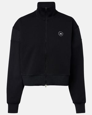 adidas By Stella McCartney Cropped Track Jacket - Black