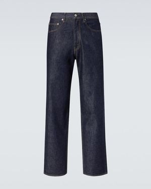AURALEE Jeans Anchos Hard Twist - Azul
