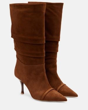 Malone Souliers Isley 70 Suede Ankle Boots - Brown
