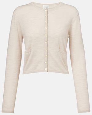 Leset James Wool Cardigan - Natural