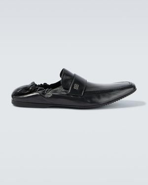 Balenciaga Palermo Leather Loafers - Black