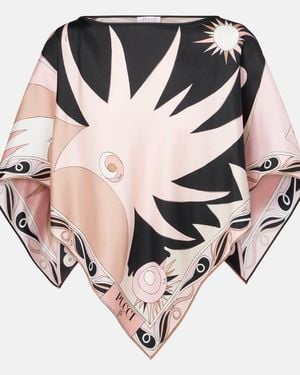 PUCCI Iride Silk Kaftan - Pink