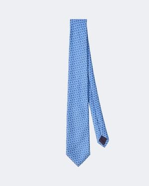 Charvet Silk Jacquard Tie - Blue