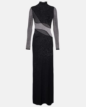 Alaïa Bodycon Cut-Out Dress - Black