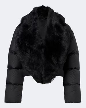 Gucci Wattierte Daunenjacke - Schwarz