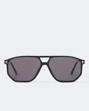 Tom Ford Billie 02 Aviator Sunglasses - Gray