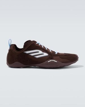 Balenciaga Sneakers Monday Ultra Mit Cord - Braun