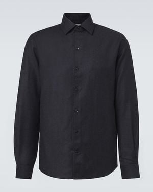 Agnona Wool Shirt - Blue