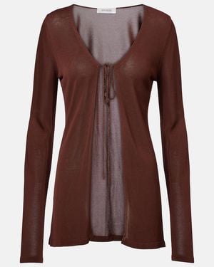 AYA MUSE Knitted Top - Brown