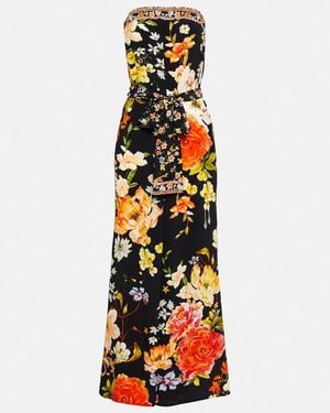 CAMILLA Secret History Floral Silk Jumpsuit - White