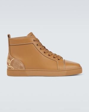 Christian Louboutin Fun Louis Trainers - Brown