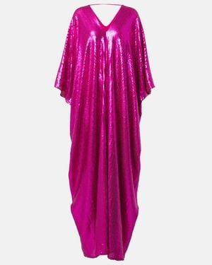 Taller Marmo Gala Disco Sequined Kaftan - Purple