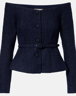 Roland Mouret Top A Encolure Bardot - Bleu