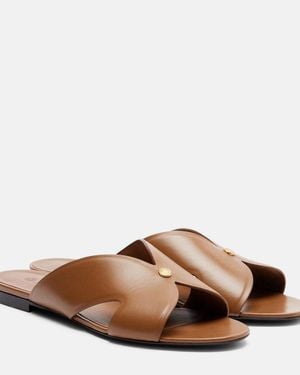 Loro Piana Sandalen Vera Aus Leder - Braun