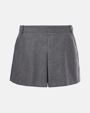 Tom Ford Virgin Wool Skort - Grey