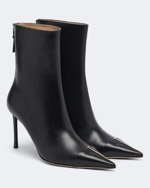 Tom Ford Ankle Boots T Aus Leder - Schwarz