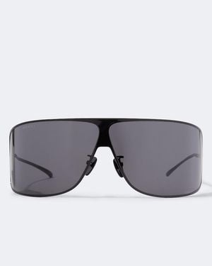Gucci Shield-Sonnenbrille - Grau