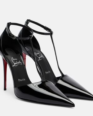Christian Louboutin Kate Patent Leather Court Shoes - Black