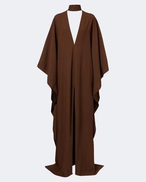 Taller Marmo Ooo Crepe Cady Kaftan - Brown