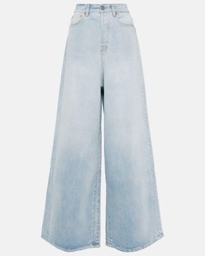 Vetements High-Rise Wide-Leg Jeans - Blau