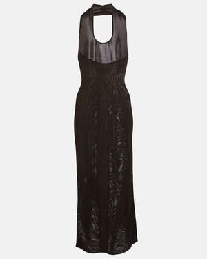 KHAITE Coraline Maxi Dress - Black