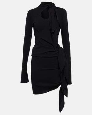 Petar Petrov Asymmetric Minidress - Black